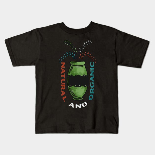 Natural Organic Herbs Kids T-Shirt by Merchsides